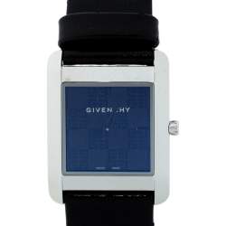  Givenchy Black Stainless Steel Patent Leather GV.5200L Women's Wristwatch 27 mm