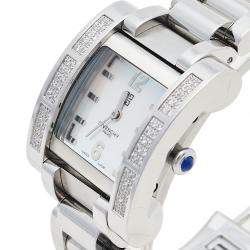 Pre Owned Givenchy Mother of Pearl Stainless Steel Koleos Women's Wristwatch 29 mm