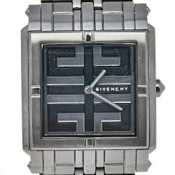 Givenchy Black PVD Coated Stainless Steel G.V. 5262L Women's Wristwatch 32 mm