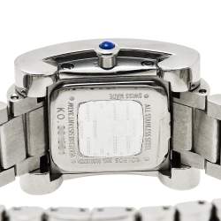 Pre Owned Givenchy Black Stainless Steel Koleos Quartz Women's Wristwatch 23 mm