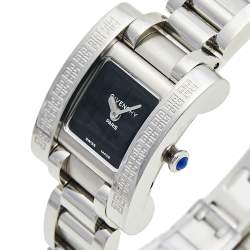 Pre Owned Givenchy Black Stainless Steel Koleos Quartz Women's Wristwatch 23 mm