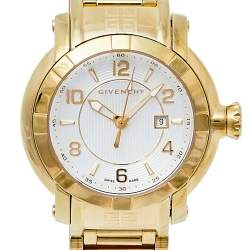 Givenchy Silver Yellow Gold Tone Stainless Steel GV.5202L Women's Wristwatch 36 mm