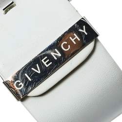 Pre Owned ساعة يد نسائية جيفنشي جي ڨي.5201أل كوارتز جلد و ستانلس ستيل بيضاء 27 مم