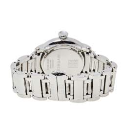 Pre Owned Givenchy Silver Stainless Steel Diamonds GV.5202L Women's Wristwatch 36 mm