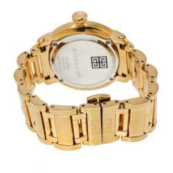 Givenchy Yellow Gold Plated Stainless Steel Diamond GV.5202L Women's Wristwatch 36 mm