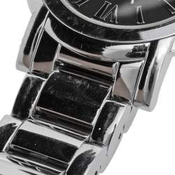 Pre Owned ساعة يد للجنسين جيفنشي كوركوفادو REG.99773195 ستانلس ستيل سوداء 40 مم 