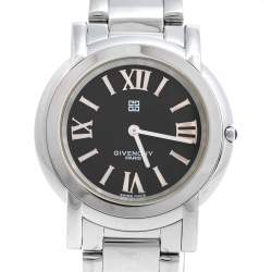 Pre Owned ساعة يد للجنسين جيفنشي كوركوفادو REG.99773195 ستانلس ستيل سوداء 40 مم 