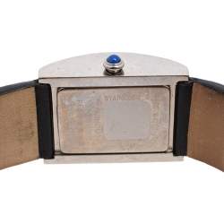 Pre Owned ساعة يد نسائية جيفنشي بارابوليك REG92434662 كوارتز جلد وستانلس ستيل سوداء 23 مم