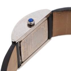 Pre Owned ساعة يد نسائية جيفنشي بارابوليك REG92434662 كوارتز جلد وستانلس ستيل سوداء 23 مم