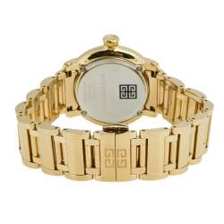 مملوكة مسبقًا Givenchy Champagne Gold Plated Stainless Steel GV.5202L Women's Wristwatch 36 mm
