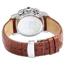 Givenchy Mother of Pearl Stainless Steel Leather Diamond Saqqhara Chrono REG.97678884 Women's Wristwatch 36 mm