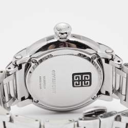 Givenchy Silver Stainless Steel Diamonds GV.5202LD Women's Wristwatch 36 mm