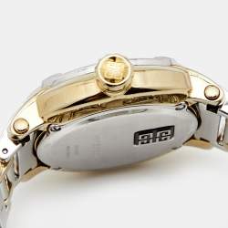 Pre Owned ساعة يد نسائية جيفنشي GV.5202L ستانلس ستيل لونين بيضاء 36 مم