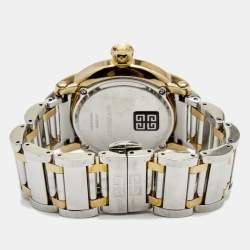 Pre Owned ساعة يد نسائية جيفنشي GV.5202L ستانلس ستيل لونين بيضاء 36 مم