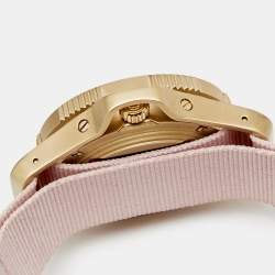 Pre Owned ساعة يد نسائية جيفنشي سيفنتين 100181 ستانلس ستيل مطلي ذهب فضية 41 مم