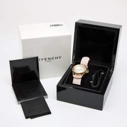 Pre Owned ساعة يد نسائية جيفنشي سيفنتين 100181 ستانلس ستيل مطلي ذهب فضية 41 مم