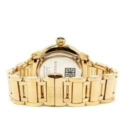 مملوكة مسبقًا Givenchy Champagne Gold Plated Stainless Steel GV.5202L Women's Wristwatch 36 mm
