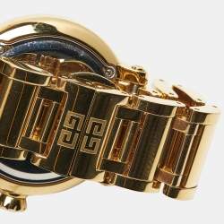 مملوكة مسبقًا Givenchy Champagne Gold Plated Stainless Steel GV.5202L Women's Wristwatch 36 mm