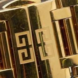 Pre Owned Givenchy Champagne Gold Plated Stainless GV.5202L Women's Wristwatch 36 mm 