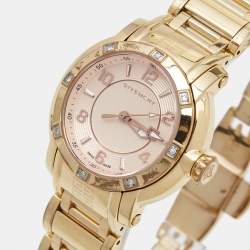 Givenchy Rose Gold PVD Coated Stainless Steel Diamond GV.5202L Women's Wristwatch 36 mm