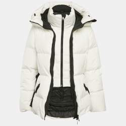 Goldbergh White Synthetic Bow Detail Belt Down Ski Jacket S