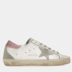 Golden Goose White/Light Pink Golden Goose Super-Star Sneaker Size EU 38