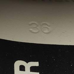 Pre Owned Golden Goose Multicolor Glitter and Leather Super Star Sneakers Size 36