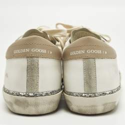 مملوكة مسبقًا Golden Goose Super Star Skate Size 41 Multicolor Leather and Suede Low Top Sneakers
