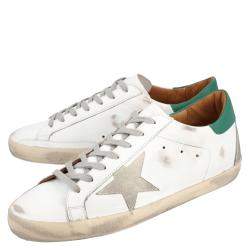 Pre Owned Golden Goose White Leather Sneaker Size EU 39