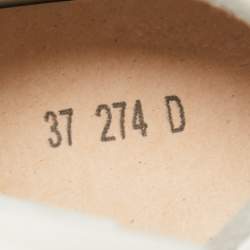 Pre Owned Golden Goose Pink/White Suede and Leather Super Star Sneakers Size 37