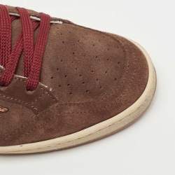 Golden Goose Brown Suede and Fur Ball Star Low Top Sneakers Size 38