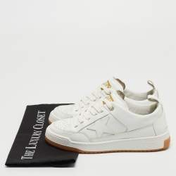 Pre Owned Golden Goose White Leather Yeah Low Top Sneakers Size 36