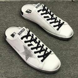 Pre Owned Golden Goose Black leather Muller EU 38