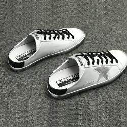 Pre Owned Golden Goose Black leather Muller EU 38