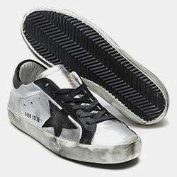 Pre Owned Golden Goose Women's Casual Sports Sneakers Non-slip Retro Super Star Leather Shoes EU 38