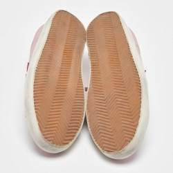 Pre Owned Golden Goose Pink Leather Superstar Sabot Sneakers Size 42