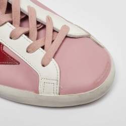 Pre Owned Golden Goose Pink Leather Superstar Sabot Sneakers Size 42