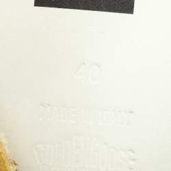 Pre Owned Golden Goose Yellow Suede Francy High Top Sneakers Size 40