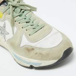 Golden Goose Multicolor Leather, Mesh and Suede Low Top Sneakers Size 38