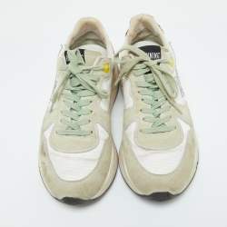 Golden Goose Multicolor Leather, Mesh and Suede Low Top Sneakers Size 38