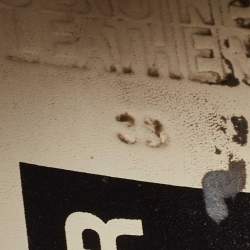 Pre Owned Golden Goose White/Grey Leather and Suede Superstar Lace Up Sneakers Size 38