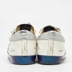 Golden Goose White Leather Super Star Low Top Sneakers Size 41