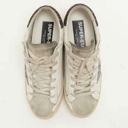 Golden Goose White Leather Superstar Low Top Sneakers Size 39