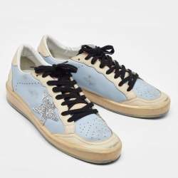 Pre Owned Golden Goose Multicolor Leather Ballstar Low Top Sneakers Size 40