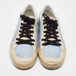 Pre Owned Golden Goose Multicolor Leather Ballstar Low Top Sneakers Size 40