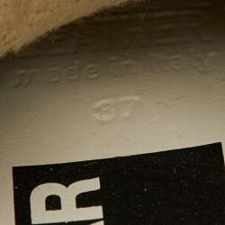 Pre Owned Golden Goose White Leather Superstar Low Top Sneakers Size 37