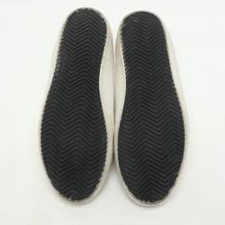 Pre Owned Golden Goose White Leather and Suede Superstar Mule Sneakers Size 38