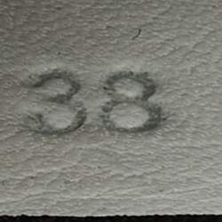 Pre Owned Golden Goose White Leather Beads Super Star Low Top Sneakers Size 38