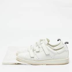 Pre Owned Golden Goose White Leather Low Top Sneakers Size 43
