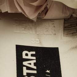 Pre Owned Golden Goose White Leather Super Star Low Top Sneakers Size 38